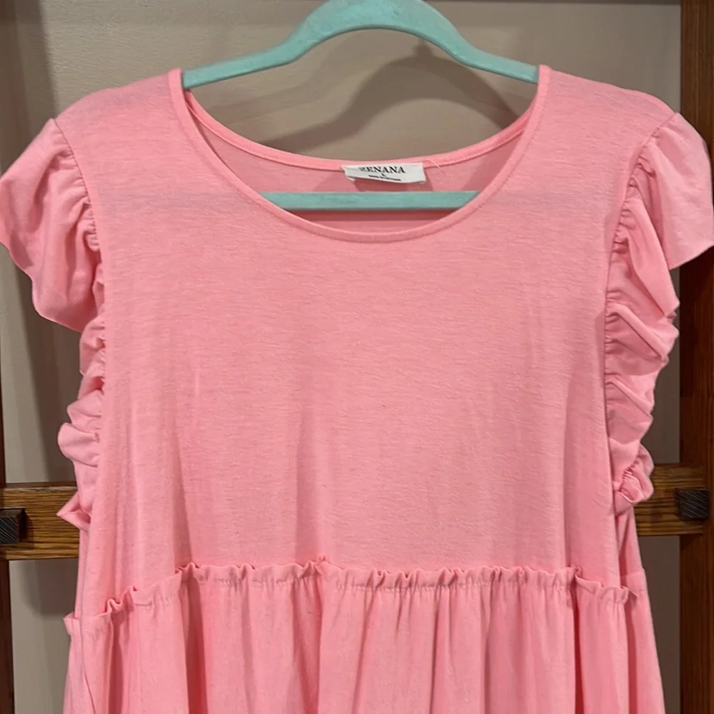 Pink Babydoll Dress - Picture 2 of 3